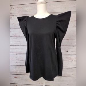 Doe & Rae Puffed Sleeve Top